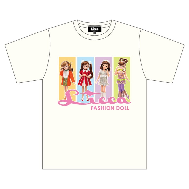 「リカちゃん POP-UP STORE レトロパーティー」オールスターTシャツ