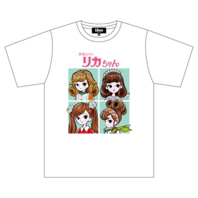 「リカちゃん POP-UP STORE レトロパーティー」イラストTシャツ