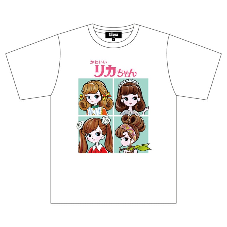 「リカちゃん POP-UP STORE レトロパーティー」イラストTシャツ