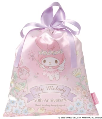 「マイメロディ　Anniversaryフェアリー 巾着バッグコレクション」巾着バッグA