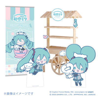 「初音ミク × Cinnamoroll」POP UPフォトブース