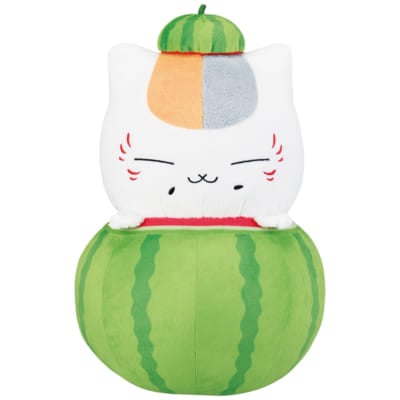 「一番くじ 夏目友人帳 暑中お見舞い申し上げます。」ラストワン賞 ニャンコ先生 スイカぬいぐるみ