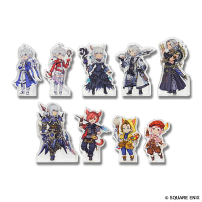 「SQUARE ENIX POP UP STORE」【先行販売】 ファイナルファンタジーXIV　キャラクターアクリルブロック