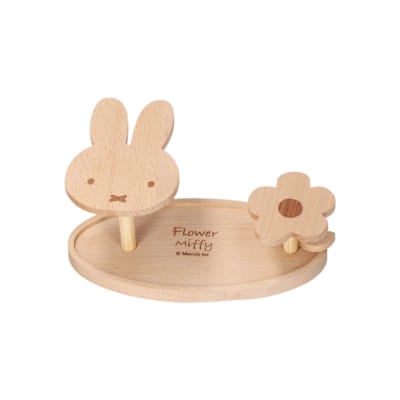 Flower Miffy　木製テーブルスタンド兼ぬいぐるみ用テーブル＆チェア