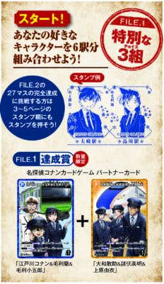 「劇場版 名探偵コナン×JR東日本」スタンプラリー参加方法