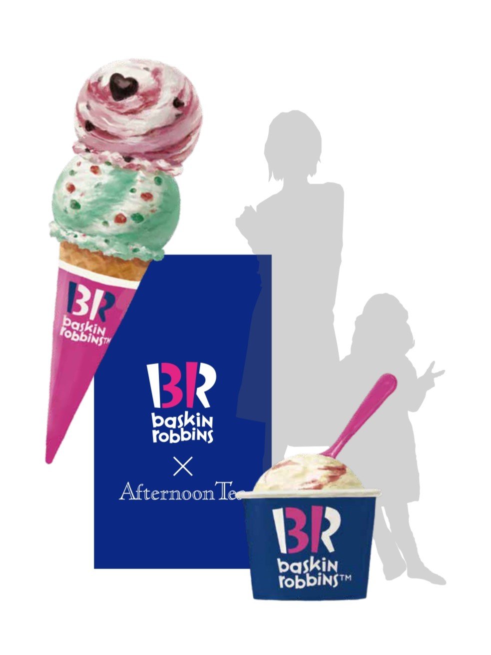 「Afternoon Tea LIVING×サーティワン アイスクリーム」フォトスポット