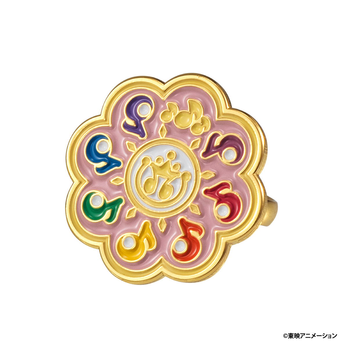 「おジャ魔女どれみ BIG METAL RING」リズムタップ