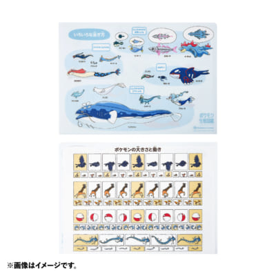 「ポケモン」A4クリアファイル ポケモン生態図鑑 移動