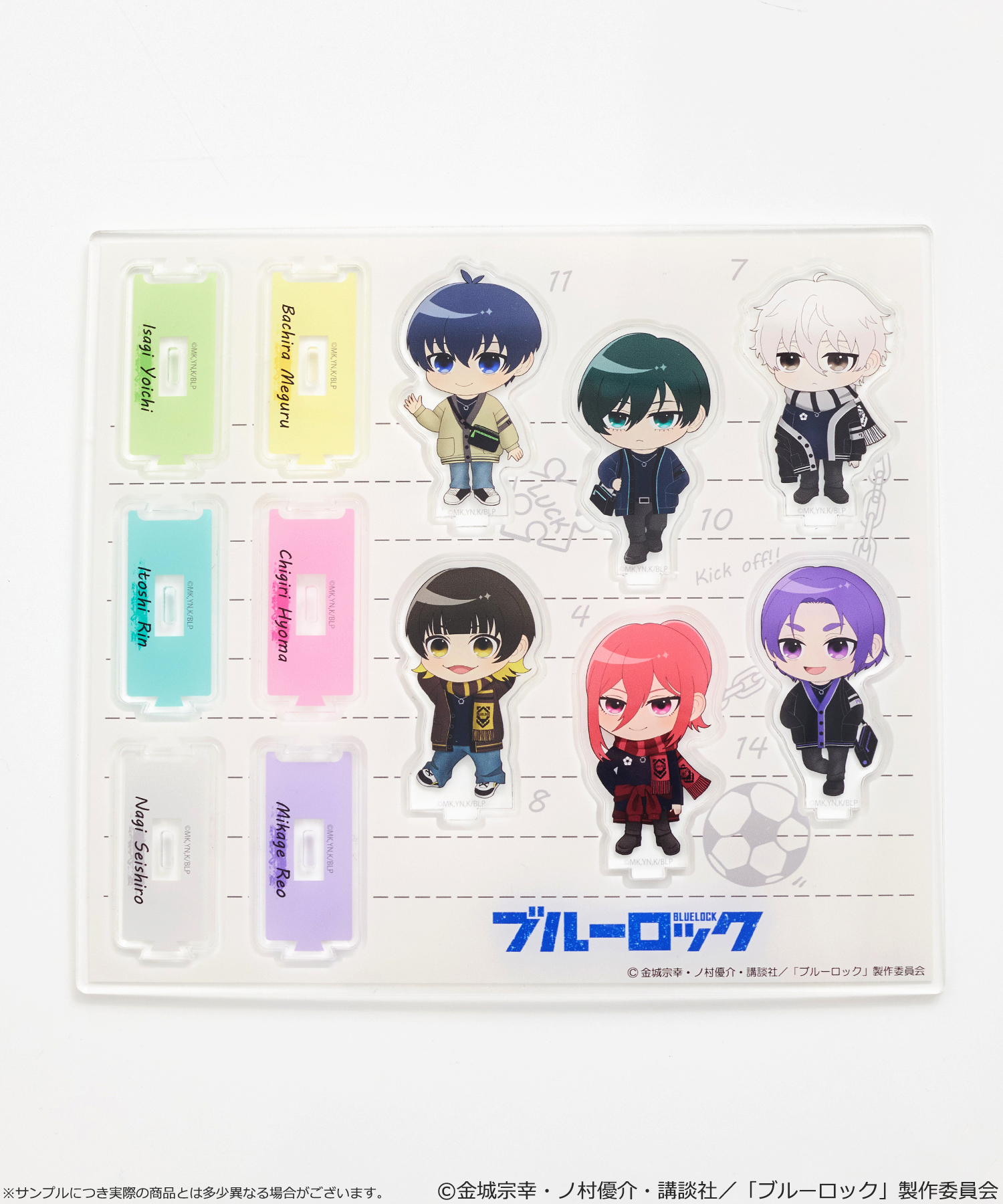 「ブルーロック×earth music＆ecology Japan Label」アクリルスタンド