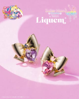 「Liquem×Sailor Moon store」リボンピアス/イヤリング