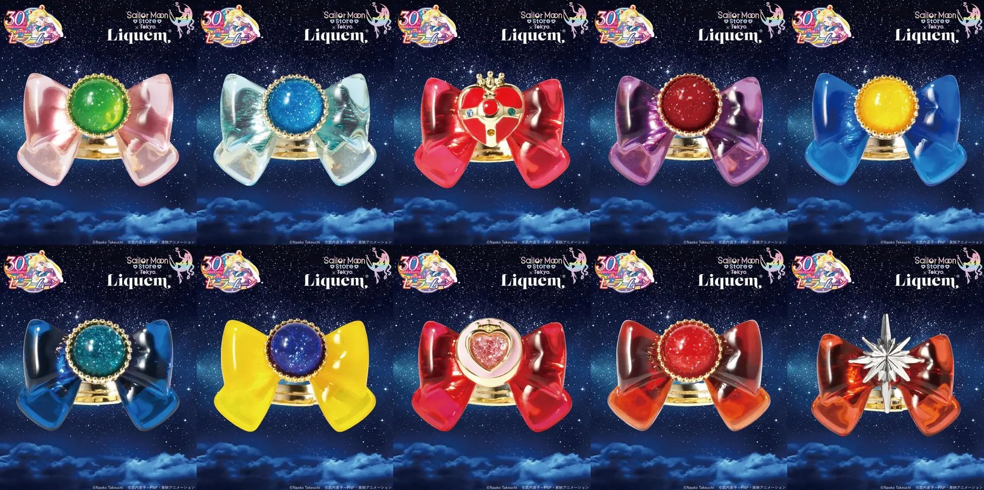 「Liquem×Sailor Moon store」リボンリング