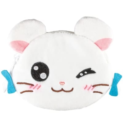 「とっとこハム太郎 ふわふわフェイスポーチ」リボンちゃん