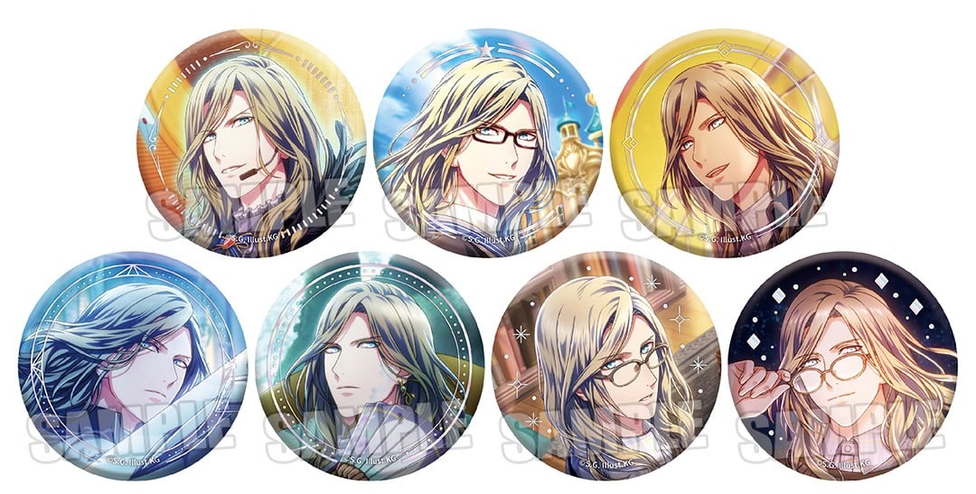 「うたの☆プリンスさまっ♪ Shining Live 8th Anniversary only shop」トレーディングジュエリー缶バッジ Anniversary Selection Ver.（カミュ）