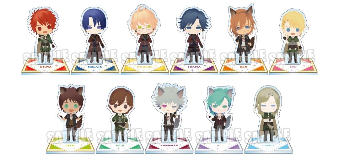 「うたの☆プリンスさまっ♪ Shining Live 8th Anniversary only shop」トレーディングアクリルスタンド Anniversary Selection ちびキャラVer.「Birth of Frontier」