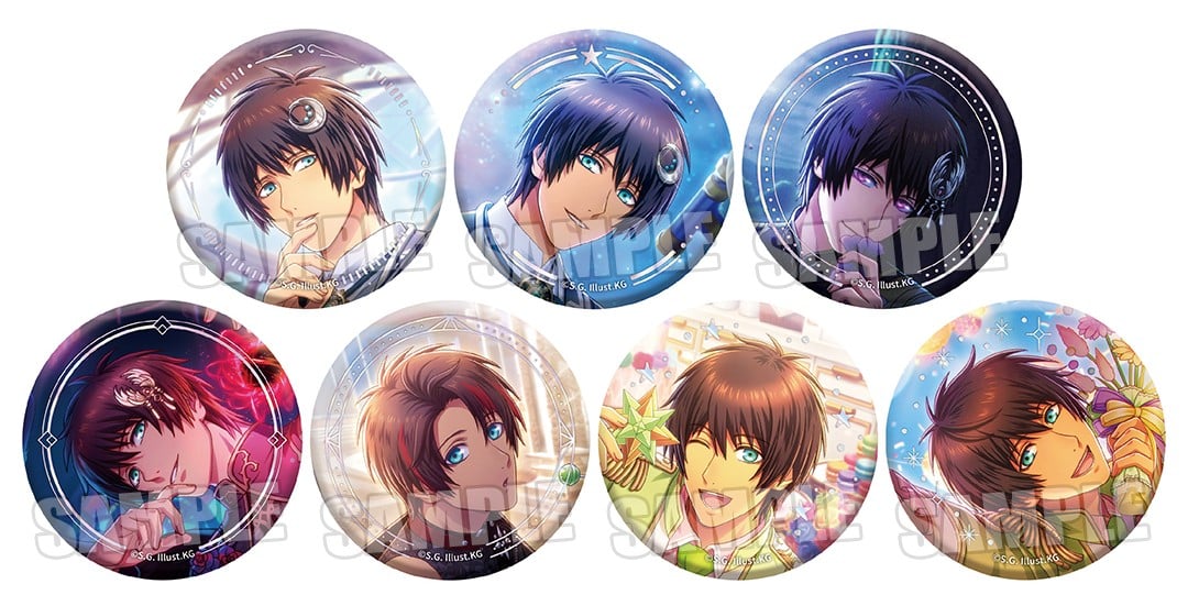 「うたの☆プリンスさまっ♪ Shining Live 8th Anniversary only shop」トレーディングジュエリー缶バッジ Anniversary Selection Ver.（愛島セシル）