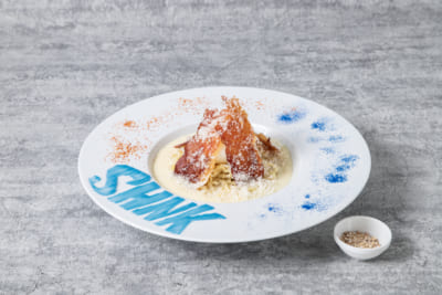 「堀越耕平『僕のヒーローアカデミア』原画展」轟焦凍のSHNK 冷製チーズクリーム麺