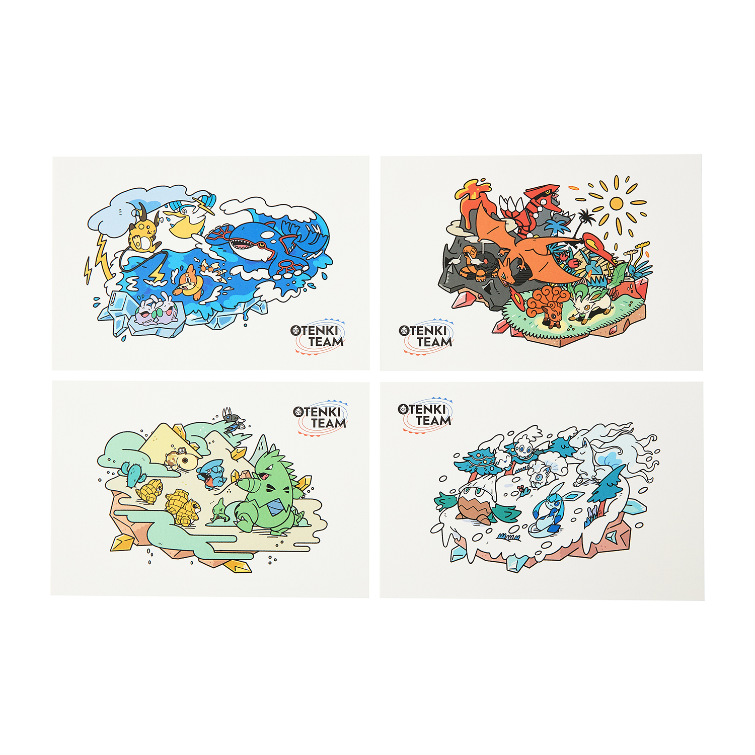 『ポケットモンスター』ポストカード4枚セット