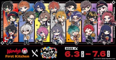 「ヒプマイ×ウェンディーズ・ファーストキッチン」コラボ