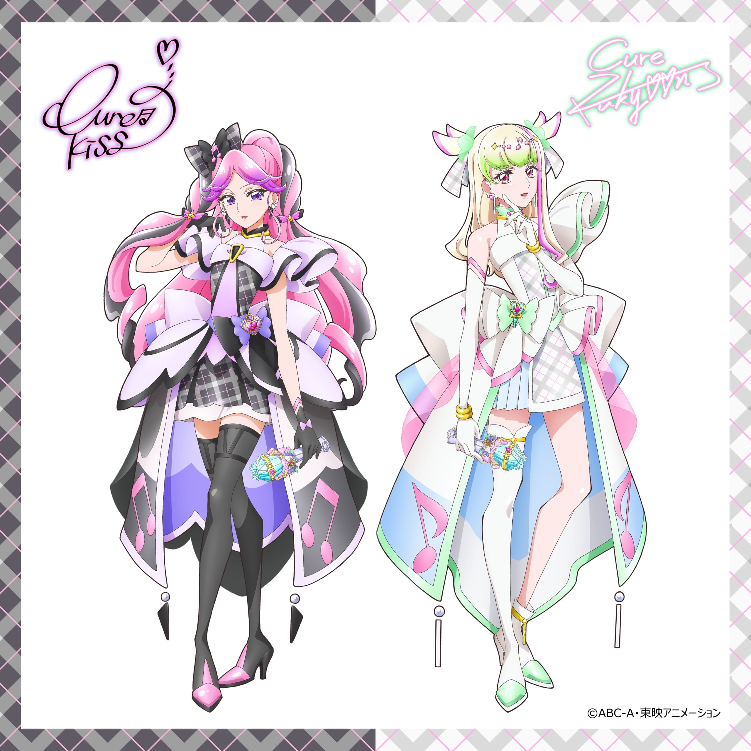 『キミプリ』新プリキュア2人が参戦!キュアキッス&キュアズキューンに「久しぶりすぎる黒×白」「キャラデザ可愛すぎませんか」