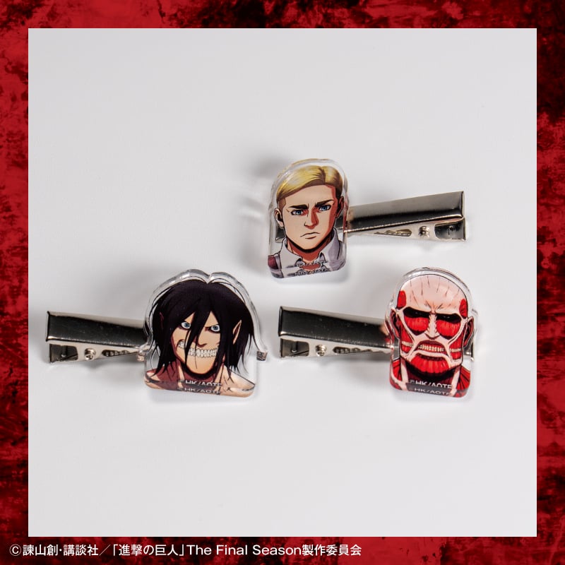 「進撃の巨人×郵便局のネットショップ」ヘアクリップ