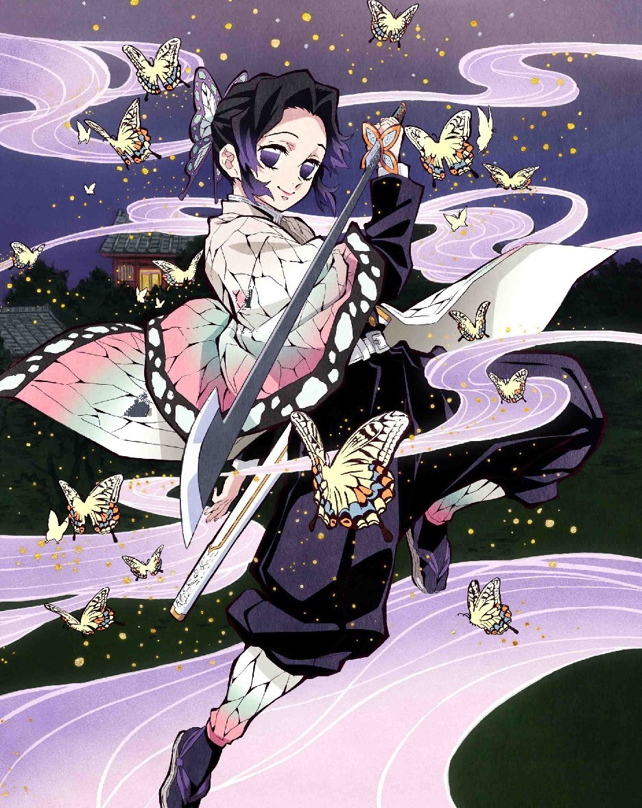 第2位:『鬼滅の刃』胡蝶しのぶ