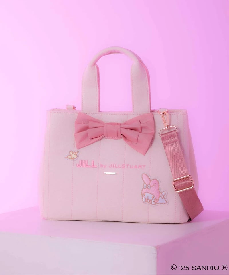 「サンリオ×JILL by JILL STUART」マイメロディ×リボンステッチトート