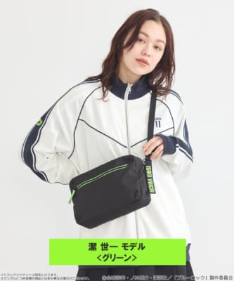 「ブルーロック×earth music＆ecology Japan Label」クリアショルダーバッグ