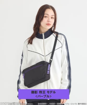 「ブルーロック×earth music＆ecology Japan Label」クリアショルダーバッグ