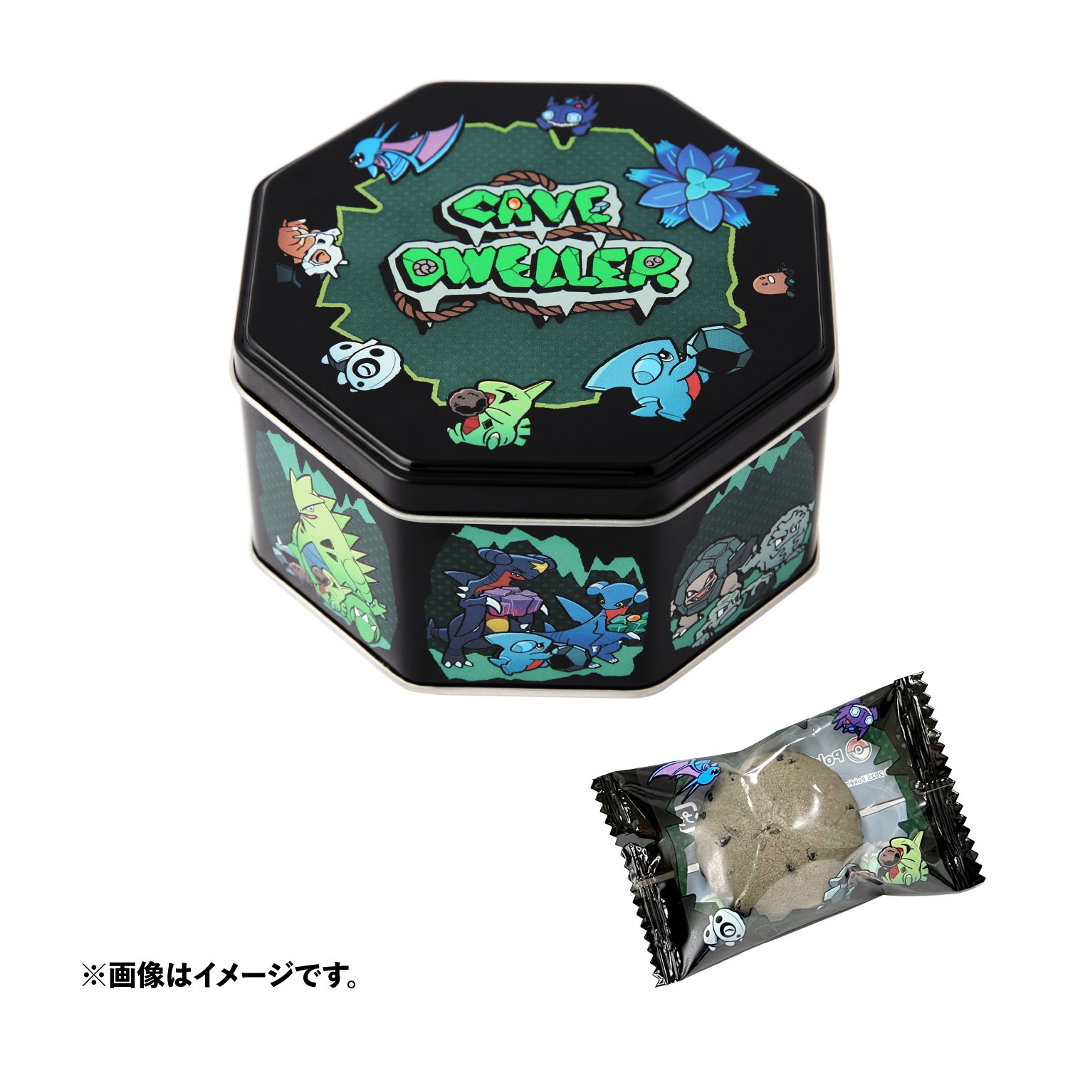 『ポケットモンスター』CAVE DWELLER　缶入り石ころクッキー