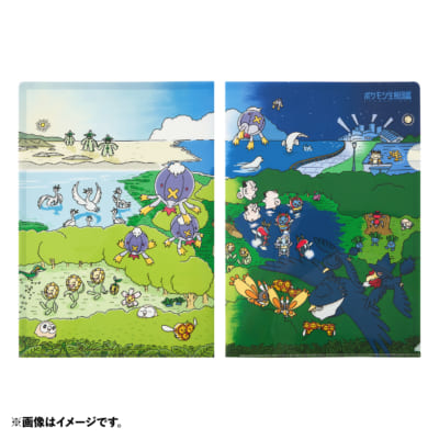 「ポケモン」A4クリアファイル ポケモン生態図鑑 生活リズム