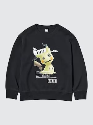 「ポケモンカード×ユニクロ」スウェットシャツ(キッズ)