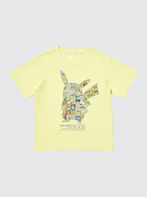 「ポケモンカード×ユニクロ」グラフィックTシャツ(キッズ)