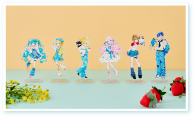 「ピアプロキャラクターズ×サンリオキャラクターズ」ファミマ限定グッズ　アクリルスタンド 第2弾