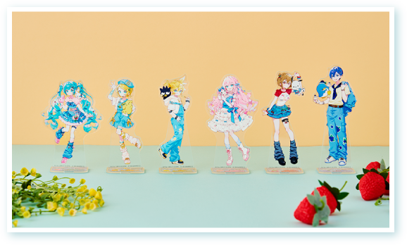 「ピアプロキャラクターズ×サンリオキャラクターズ」ファミマ限定グッズ アクリルスタンド 第2弾