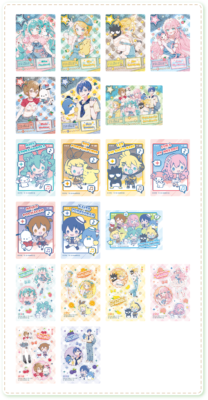 「ピアプロキャラクターズ×サンリオキャラクターズ」ファミマ限定グッズ　クリアカード