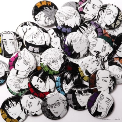 「東京卍リベンジャーズ マイキーマート POP UP STORE」グリッター缶バッジ