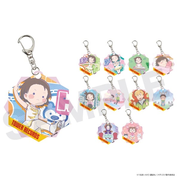 「メダリスト×タワレコカフェ」トレーディングアクリルキーホルダー