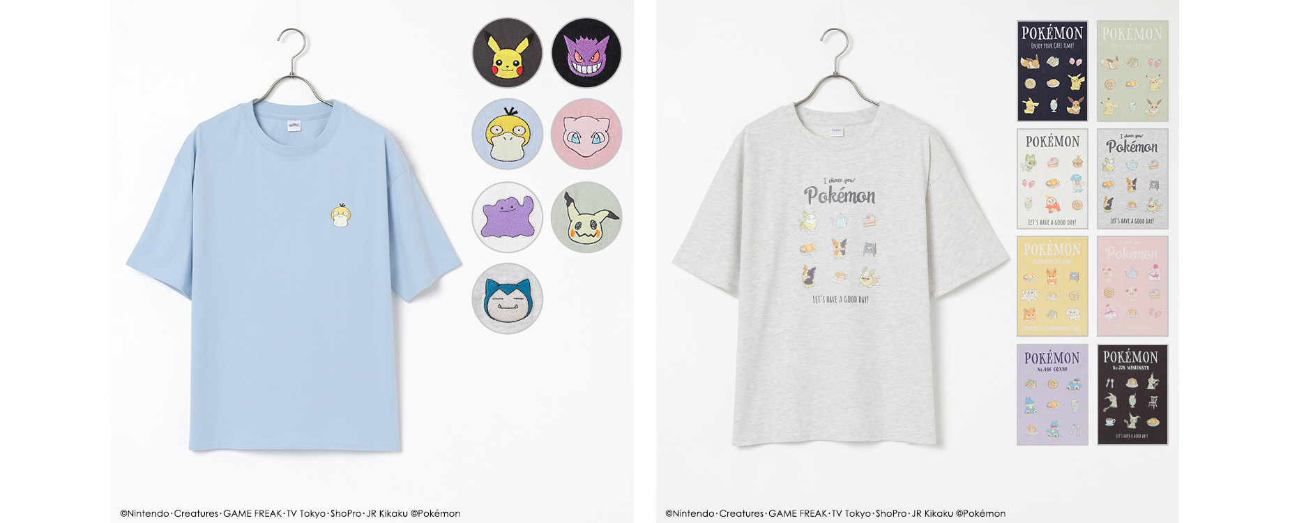 「ポケモン×ハニーズ」コラボ第2弾Tシャツ