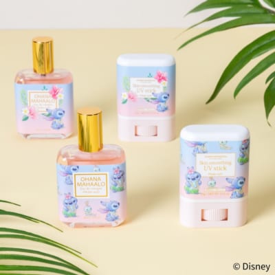 「Disney リロ＆スティッチ Sweet Ohana Collection by LOFT」オハナマハロ　UVスティック・オーデコロン