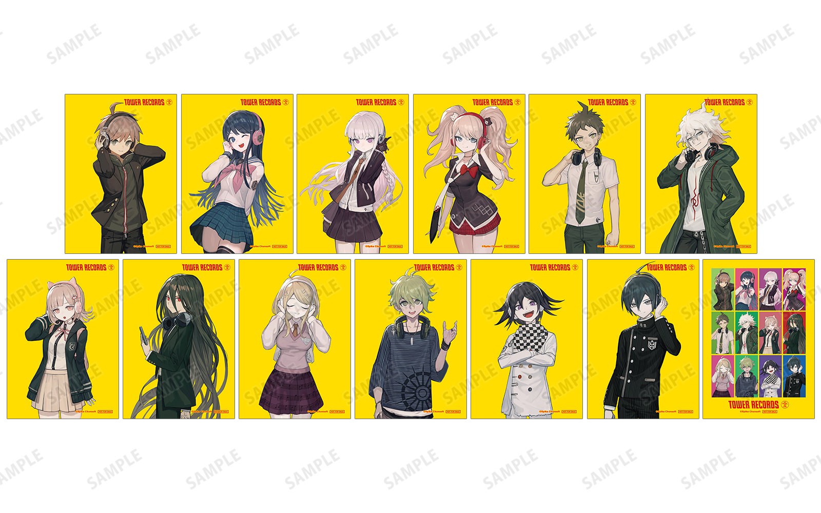 「『ダンガンロンパシリーズ×lack』 POP UP SHOP in TOWER RECORDS」イベント会場限定特典