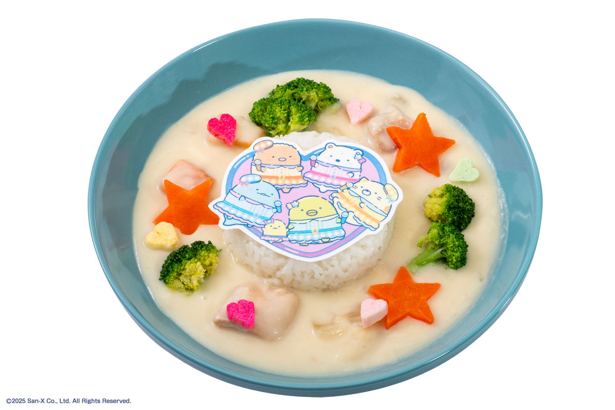 「すみっコぐらし」夢みるしっぽずカフェ　みんなでアイドル♡ホワイトシチュー