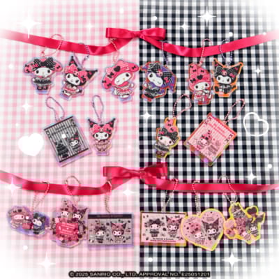 Happyくじ「My Melody ＆ Kuromi 50th＆20th Anniversaries」F賞：アクリルチャーム（全16種）