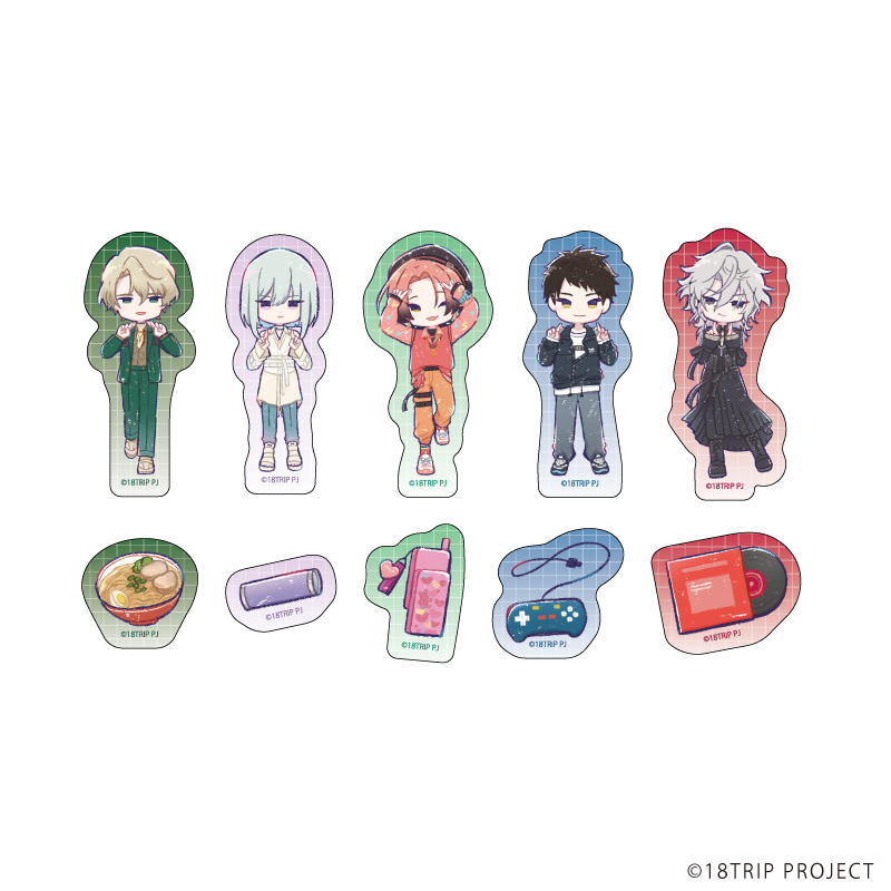 『エイトリ』フレークシール10種セット（全4種）