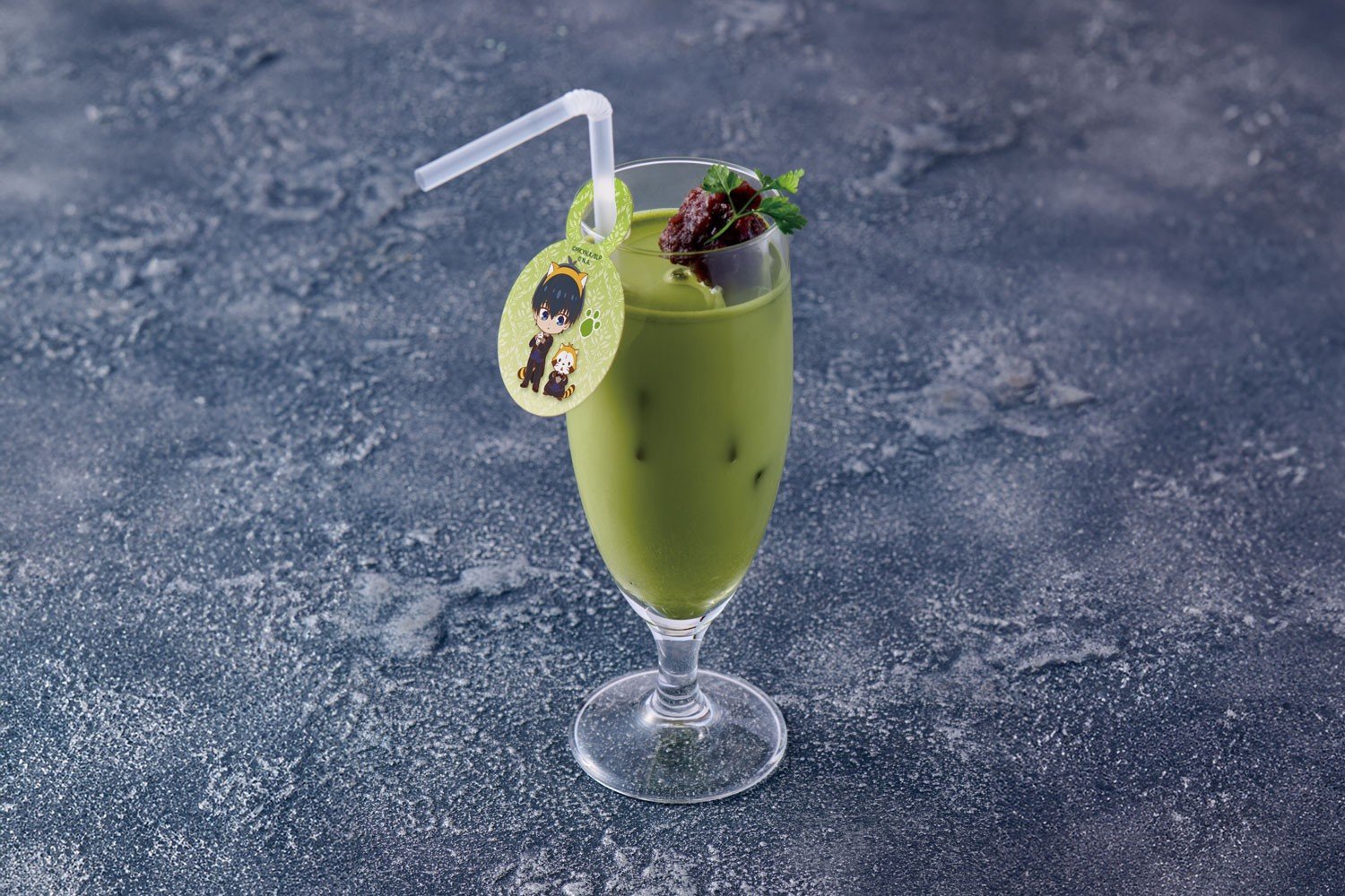 「ブルーロック×ラスカル」コラボカフェ 潔 世一の最後のピース抹茶きんつば風