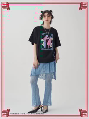 「らんま1/2×jouetie」チャイナグラフィックTシャツ