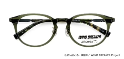 「WIND BREAKER×眼鏡市場」「梅宮一」モデル
