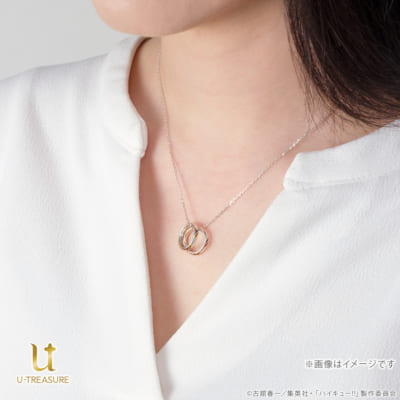 「ハイキュー!!×ユートレジャー」リングネックレス　使用イメージ