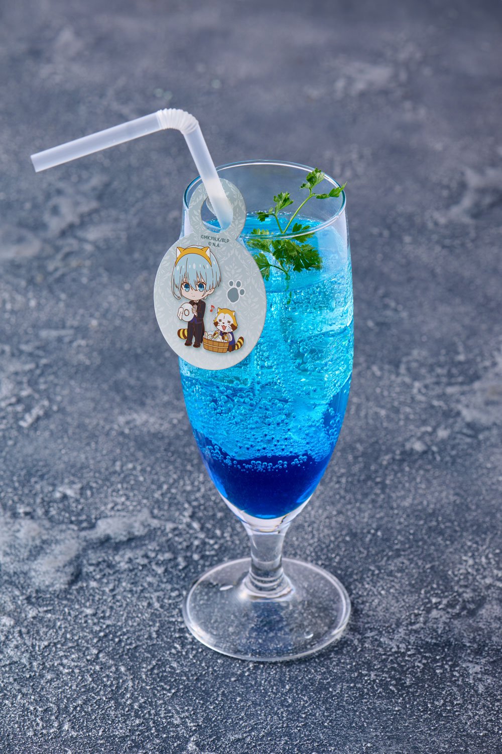 「ブルーロック×ラスカル」コラボカフェ 氷織 羊の「静」のテクニシャンサイダー