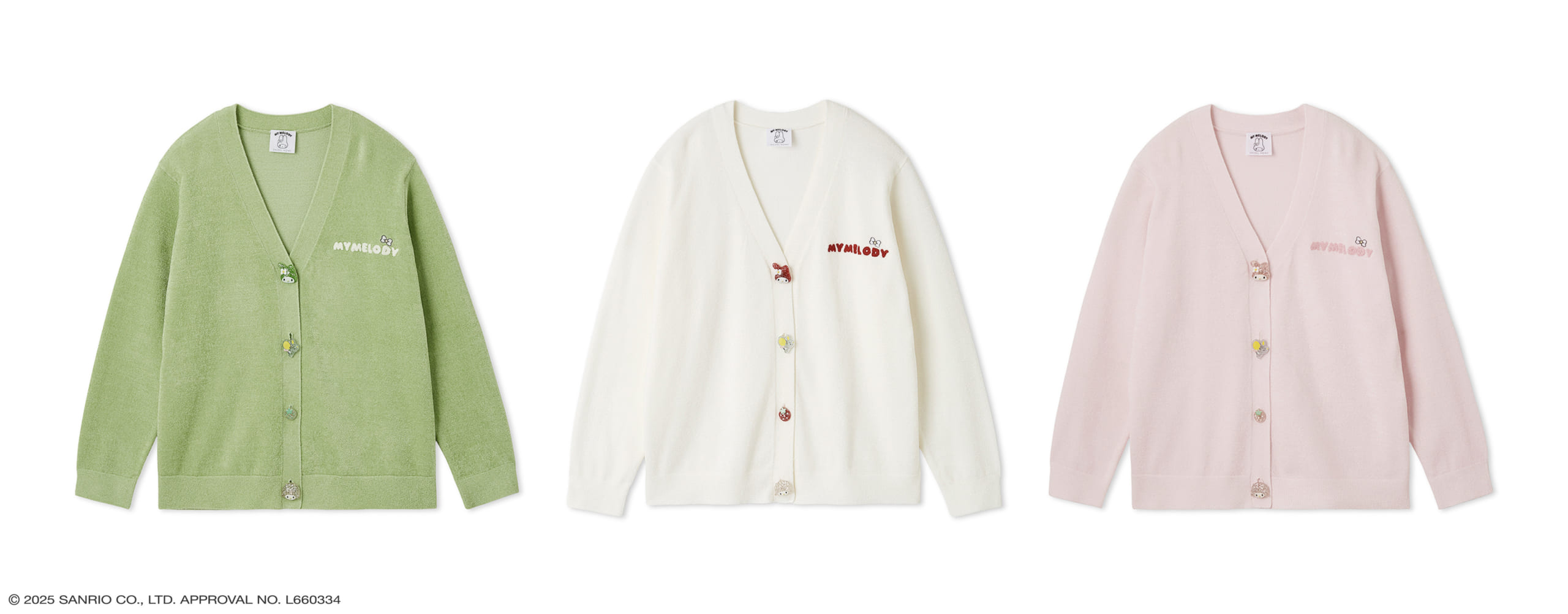 「サンリオ マイメロディ×SNIDEL HOME」ニットカーディガン