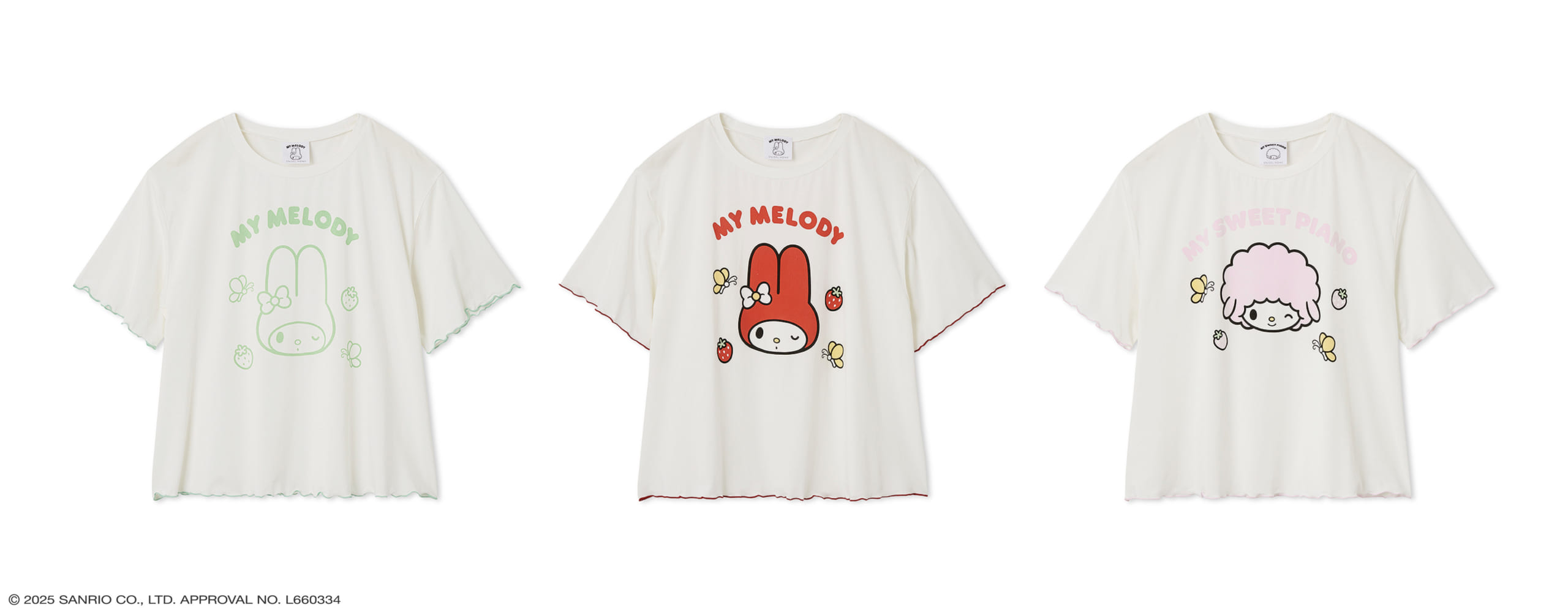 「サンリオ マイメロディ×SNIDEL HOME」Tシャツ